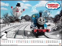 今月の壁紙プレゼント ソドー鉄道広報局による きかんしゃトーマスブログ